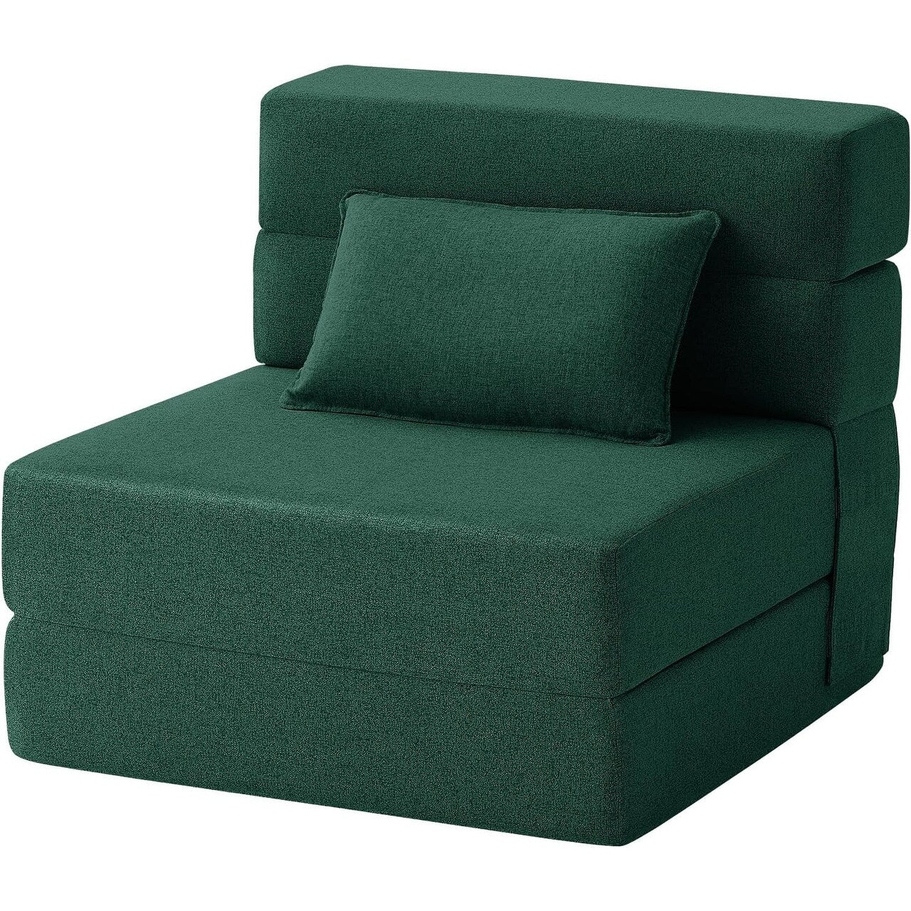 Divano letto pieghevole trasformabile - Poltrona letto moderna in lino con cuscino e materasso pieghevole per soggiorno/camera da letto/ospiti