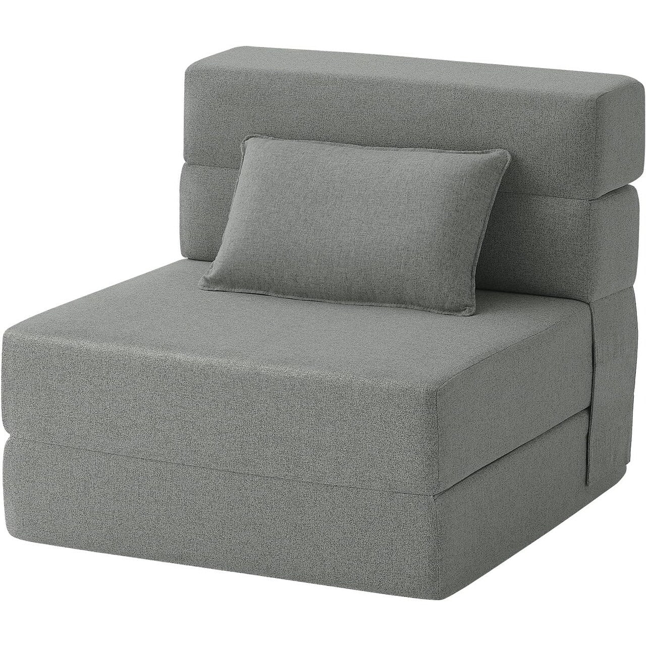 Divano letto pieghevole trasformabile - Poltrona letto moderna in lino con cuscino e materasso pieghevole per soggiorno/camera da letto/ospiti