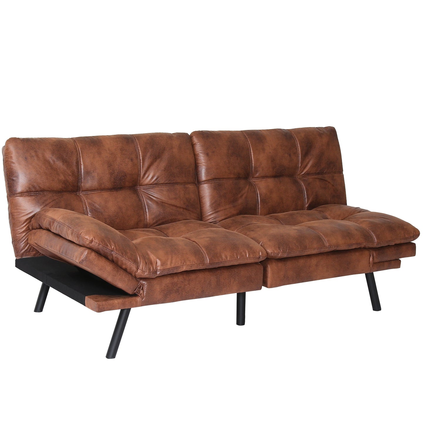 Divano letto futon trasformabile, divano letto pieghevole moderno