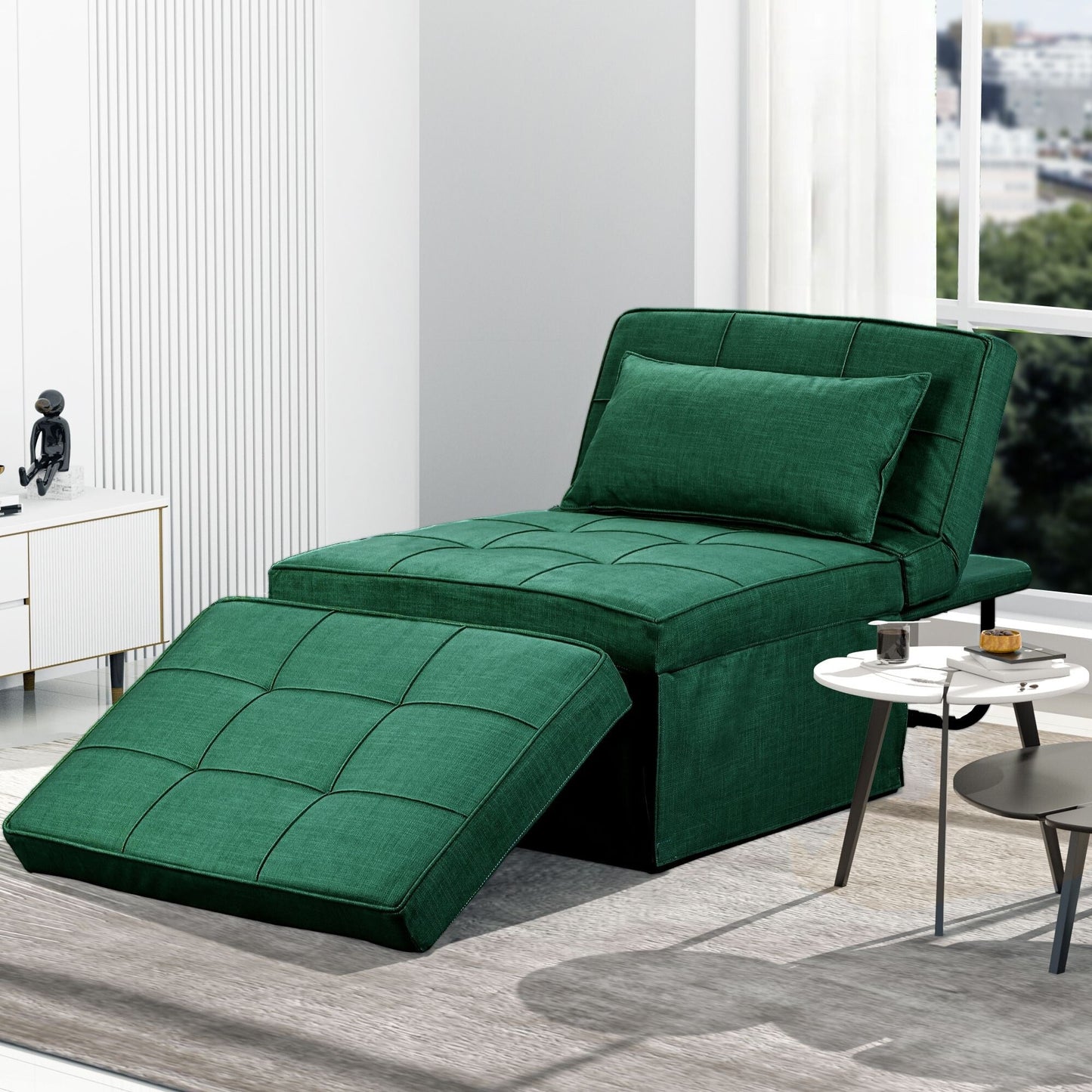 Divano letto trasformabile, poltrona, pouf pieghevole, poltrone reclinabili per soggiorno