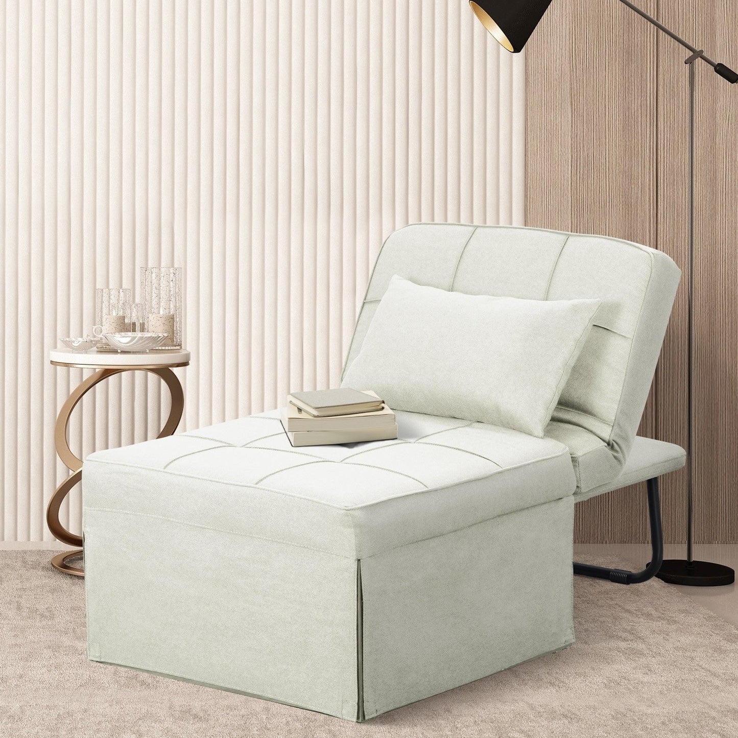 Divano letto trasformabile, poltrona, pouf pieghevole, poltrone reclinabili per soggiorno