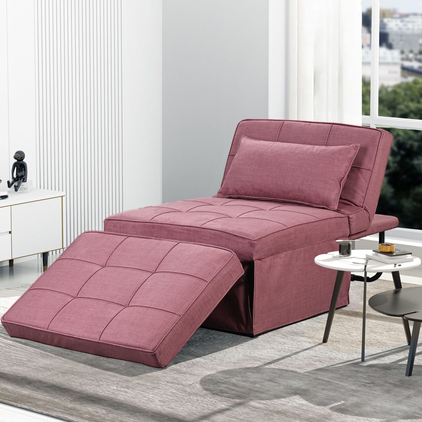 Divano letto trasformabile, poltrona, pouf pieghevole, poltrone reclinabili per soggiorno