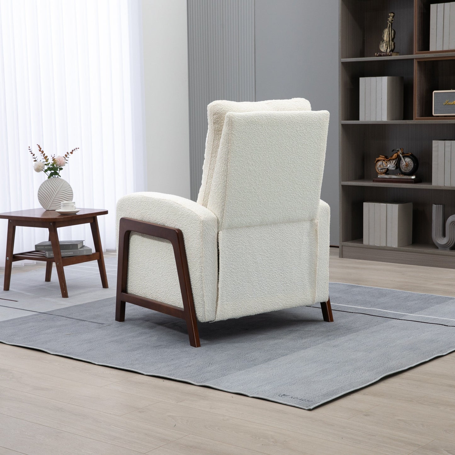Poltrona reclinabile Coolmore regolabile per home theater, divano reclinabile singolo in tessuto - 29,53 x 30,71 x 40,16