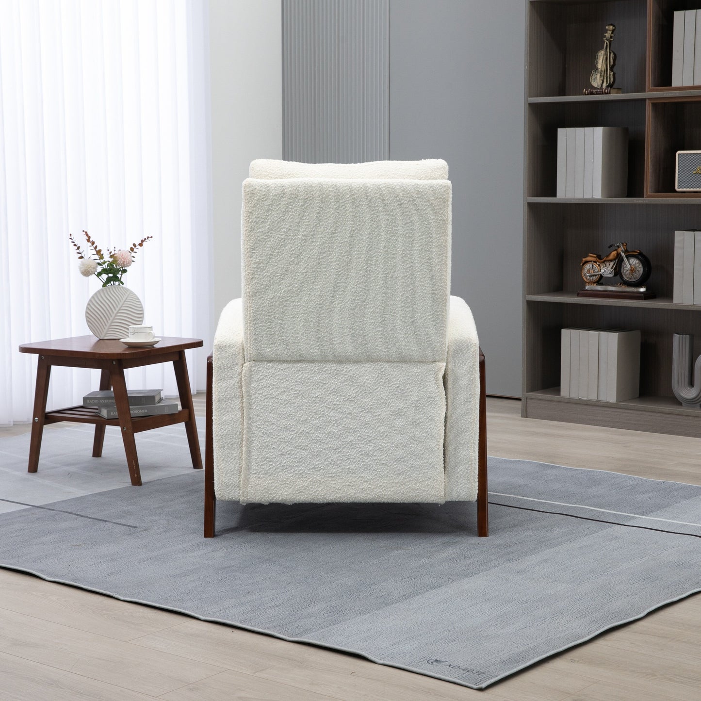 Poltrona reclinabile Coolmore regolabile per home theater, divano reclinabile singolo in tessuto - 29,53 x 30,71 x 40,16