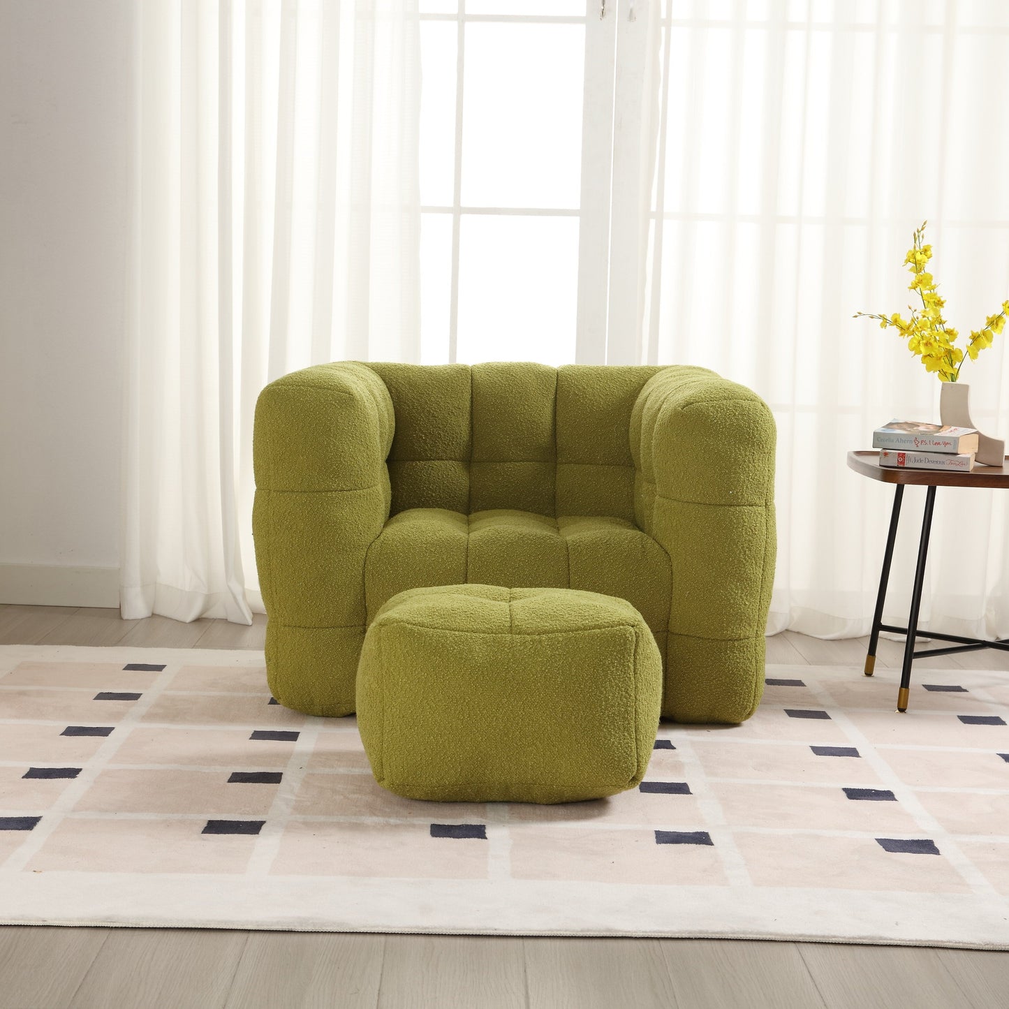 Coolmore Single Chair Comoda seduta, la seduta è morbida e confortevole, adatta per piccoli spazi del soggiorno. Divano singolo.