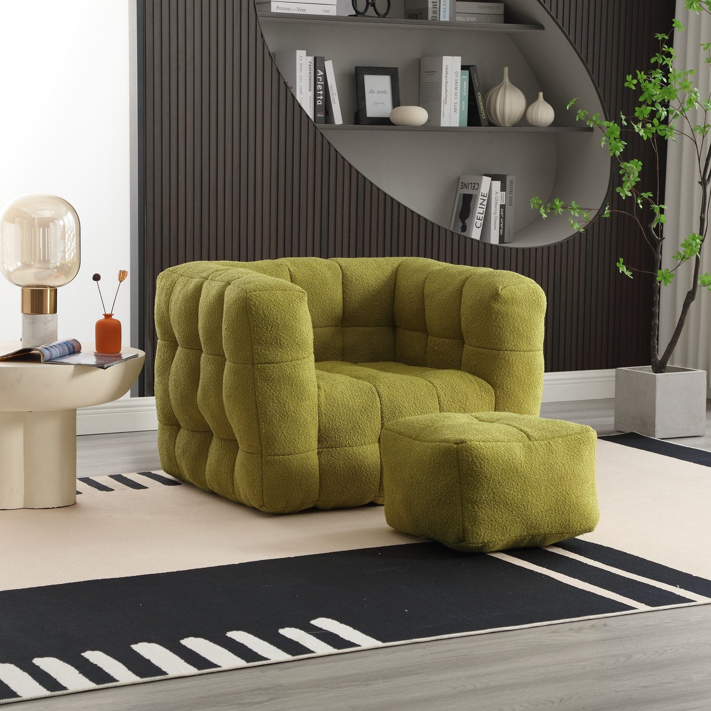 Coolmore Single Chair Comoda seduta, la seduta è morbida e confortevole, adatta per piccoli spazi del soggiorno. Divano singolo.