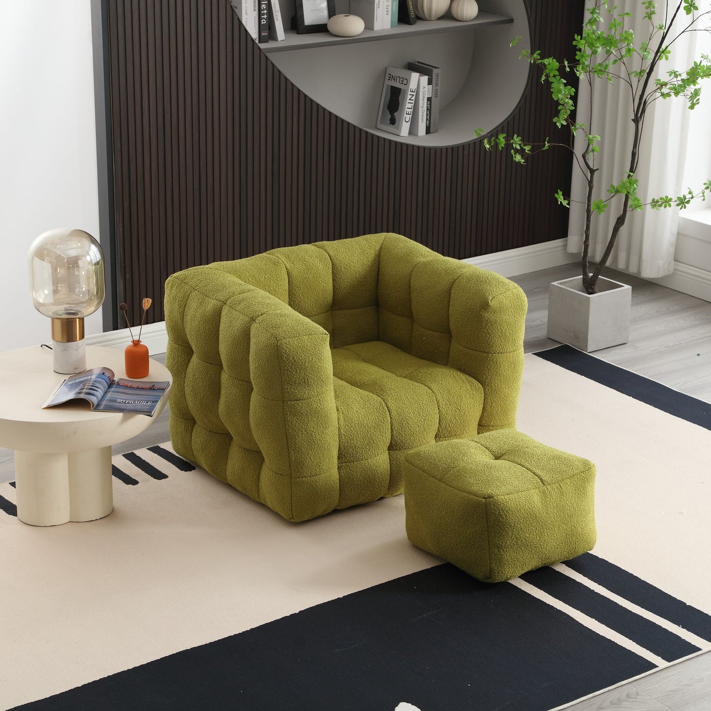 Coolmore Single Chair Comoda seduta, la seduta è morbida e confortevole, adatta per piccoli spazi del soggiorno. Divano singolo.