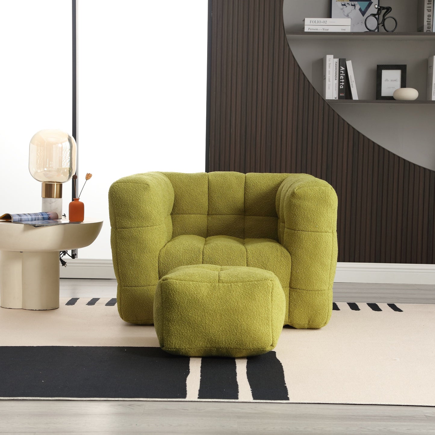 Coolmore Single Chair Comoda seduta, la seduta è morbida e confortevole, adatta per piccoli spazi del soggiorno. Divano singolo.