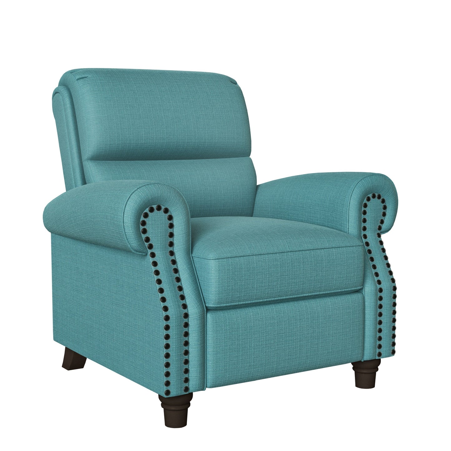Poltrona reclinabile con schienale reclinabile Jessie in lino Copper Grove