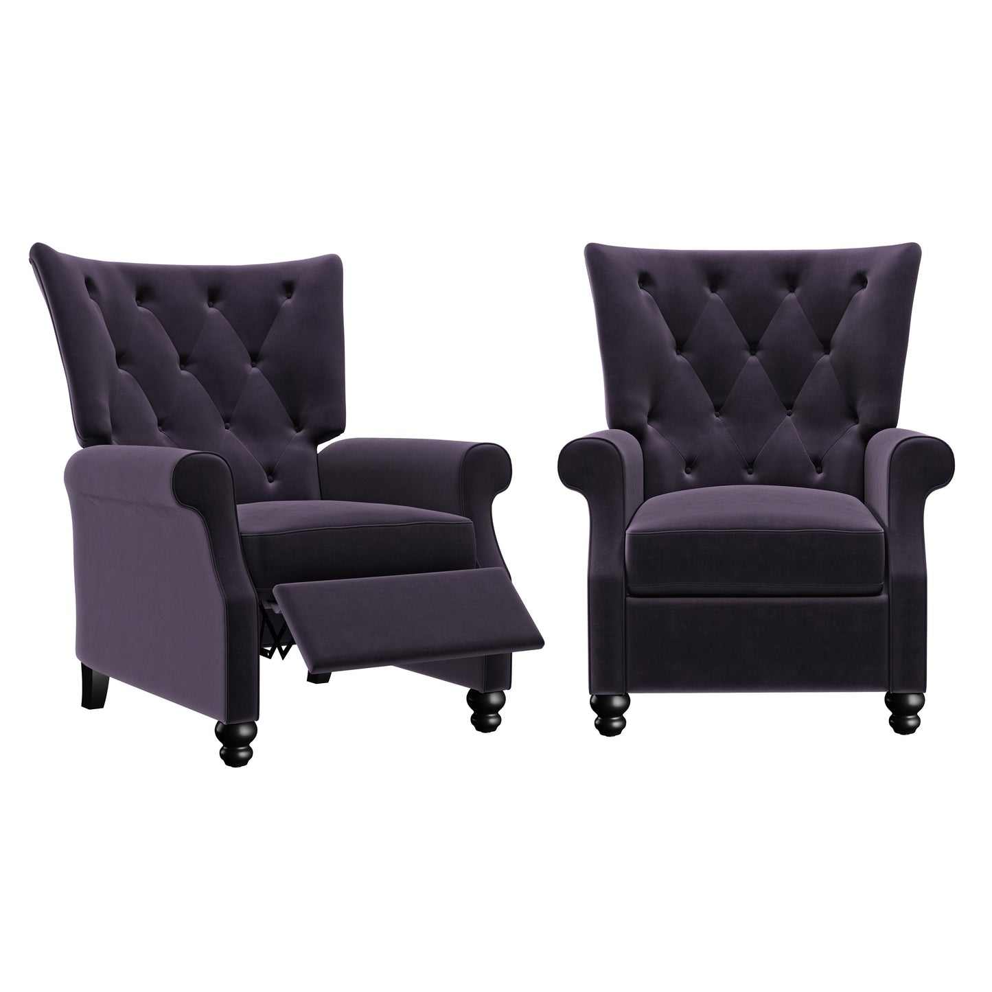 Poltrone reclinabili con schienale reclinabile Copper Grove Plush (set da 2)