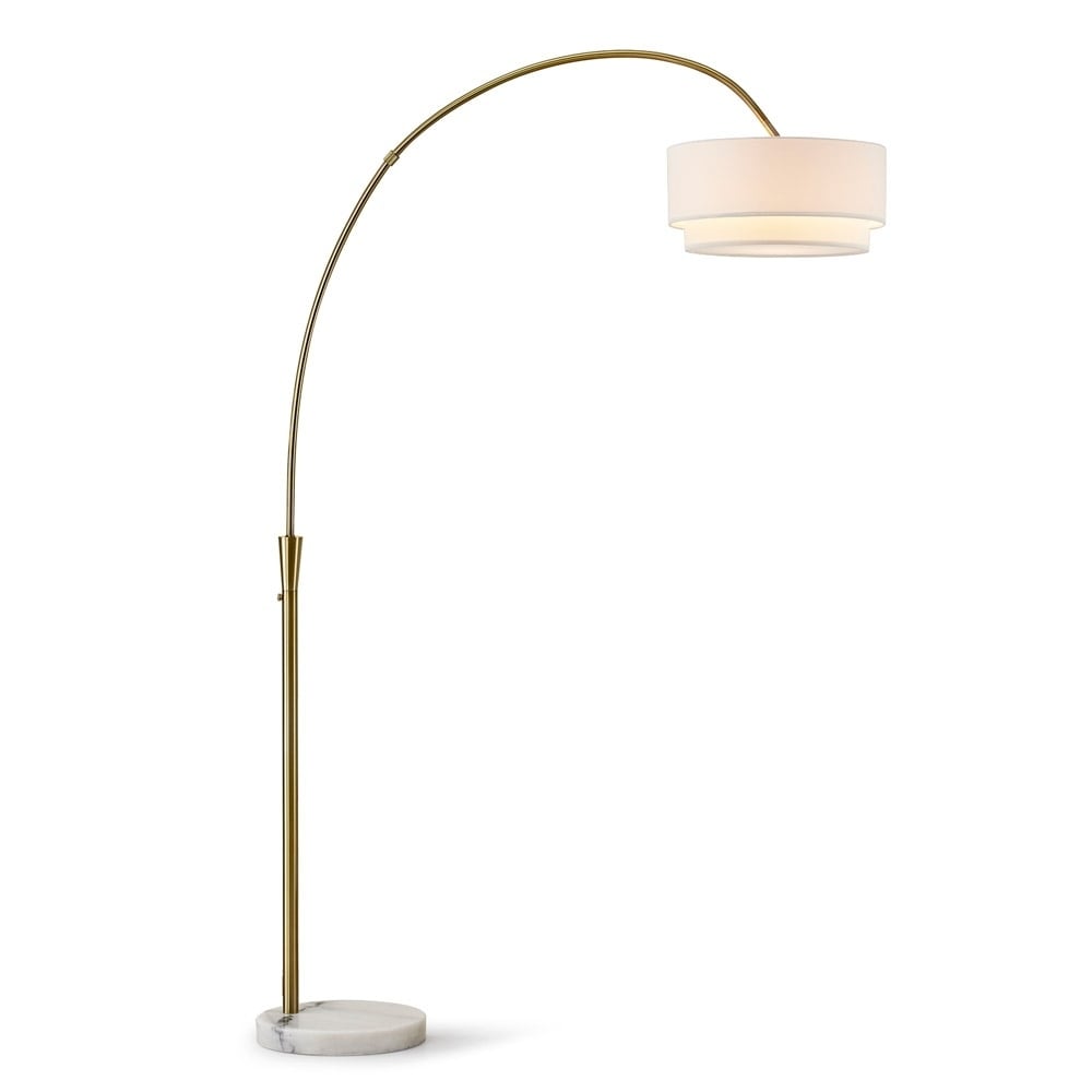 Lampada da terra ad arco Flam da 81 pollici di Carson Carrington