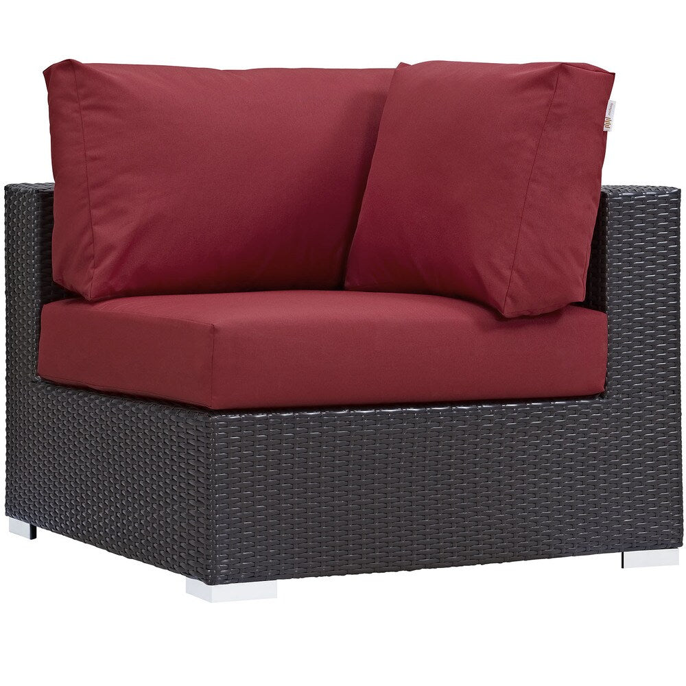 Set da esterno in rattan sintetico Bocabec (set da 7 pezzi) di Havenside Home
