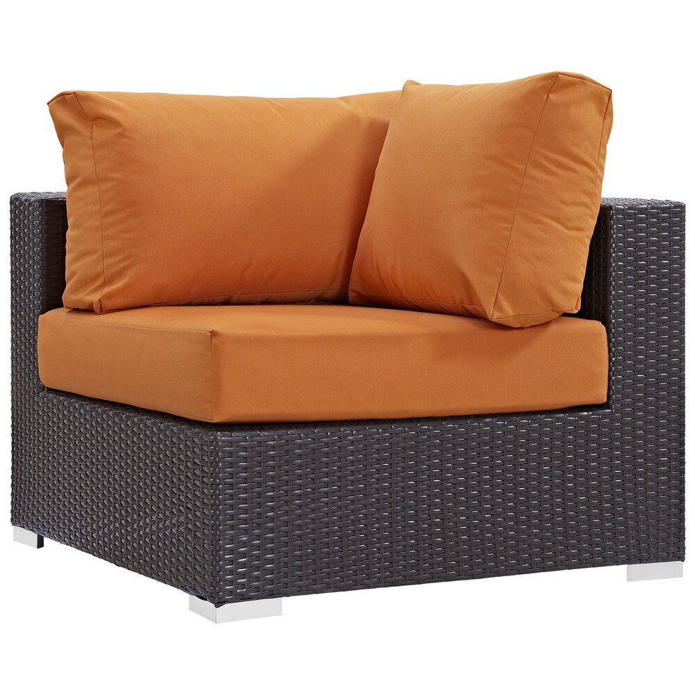 Set da esterno in rattan sintetico Bocabec (set da 7 pezzi) di Havenside Home