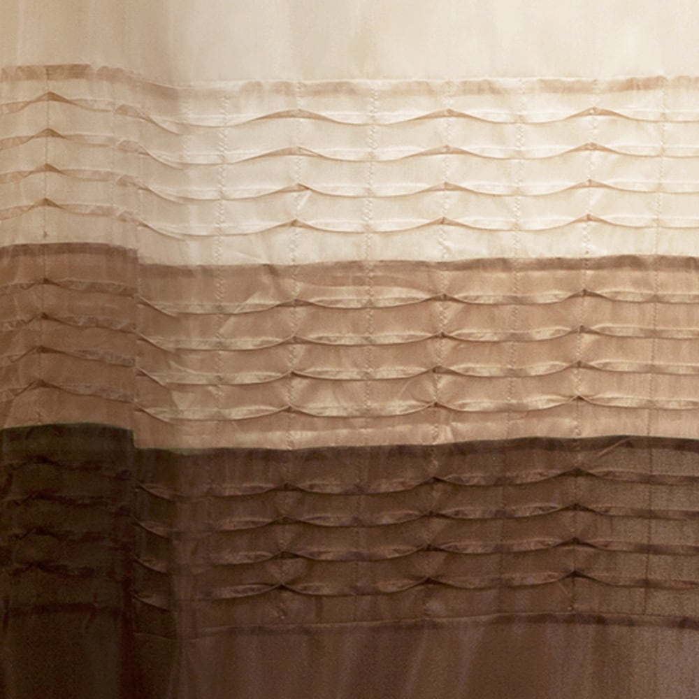 Tenda da doccia Copper Grove Wareham color grano/talpa/cioccolato