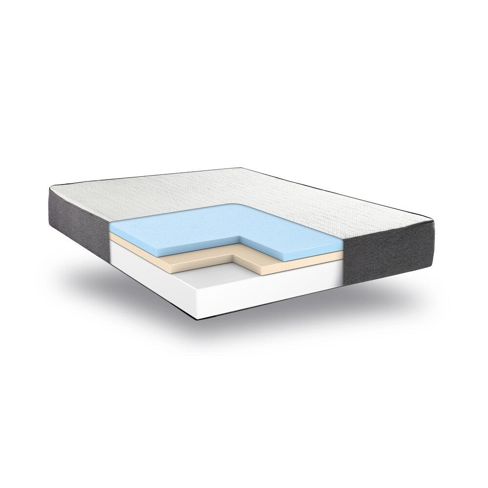 Materasso in memory foam Cool Gel ventilato da 10,5 pollici di Classic Brands
