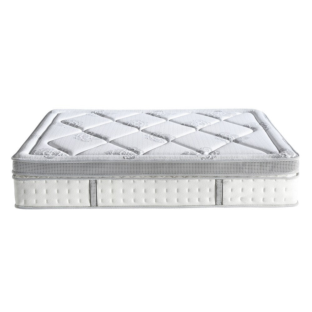 Materasso Classic Brands Summerville Hybrid Eurotop da 14 pollici - Bianco
