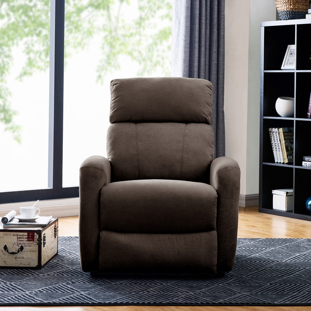 Poltrona reclinabile e sollevabile elettrica Copper Grove Jessie Brown Chenille