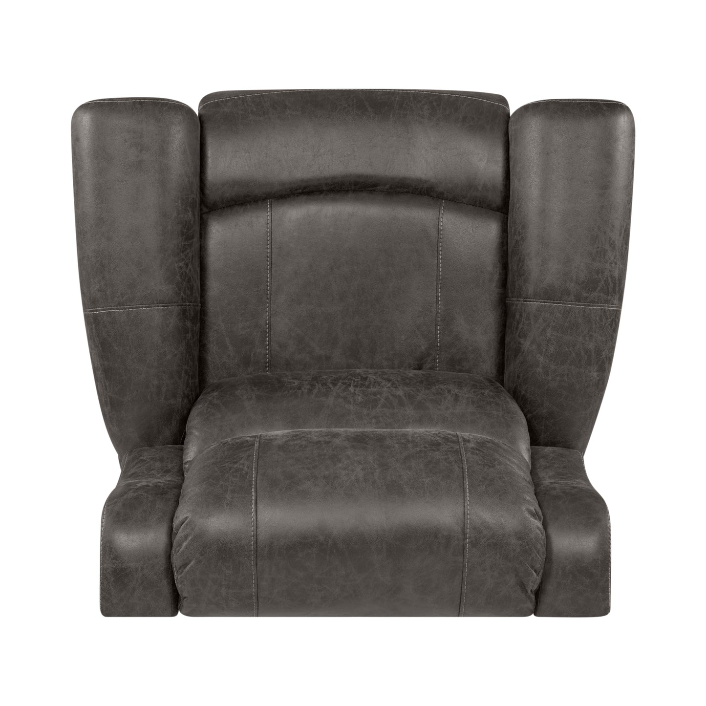 Poltrona reclinabile a dondolo con braccioli arrotolati extra large Copper Grove Dilsen