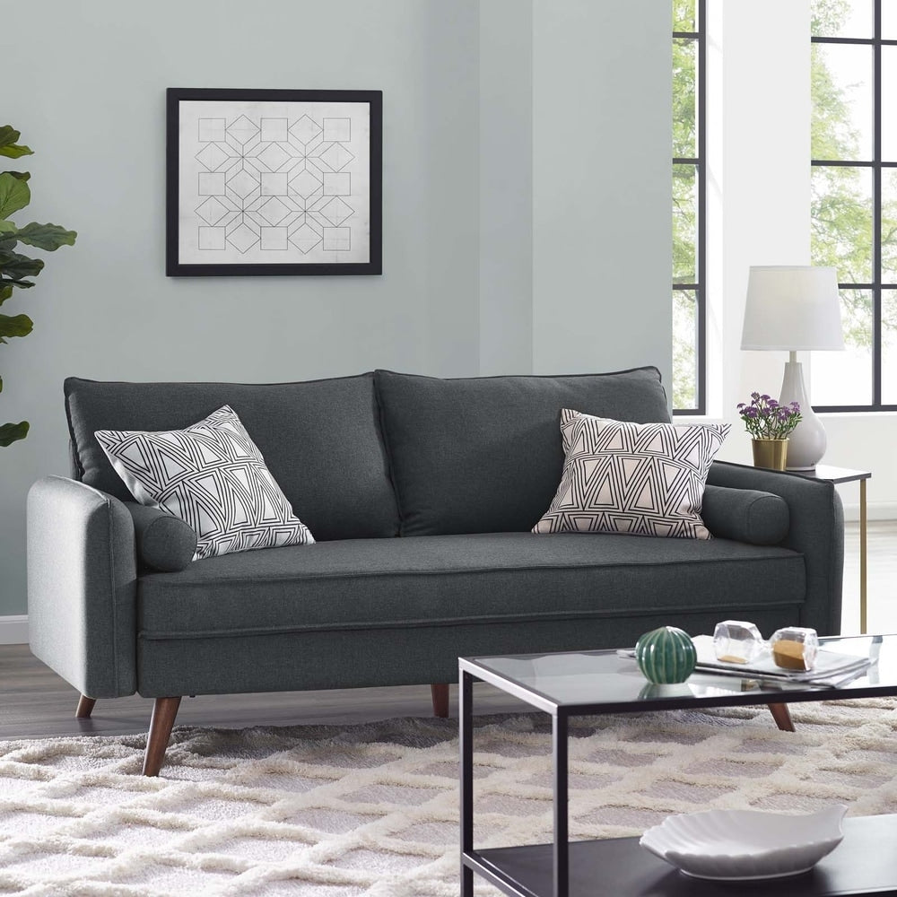 Divano imbottito in tessuto Carson Carrington Hedeby - 32,5''L x 72''W x 33,5''H