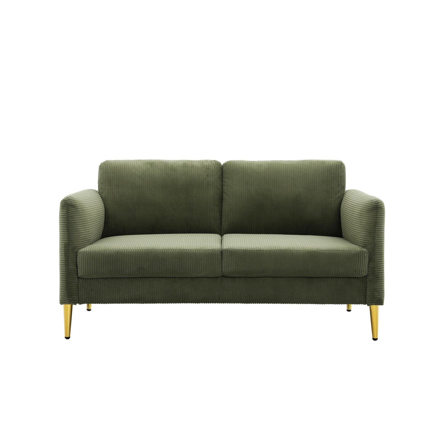 Divano a due posti in velluto a coste di metà secolo US PRIDE FURNITURE 60.63 W
