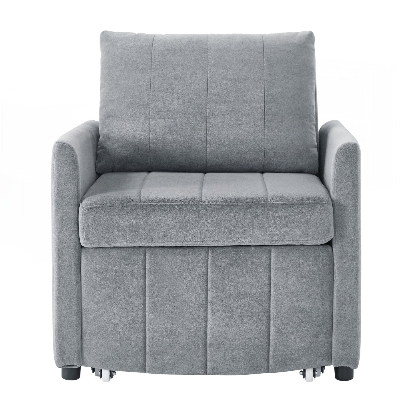 Divano letto imbottito trasformabile