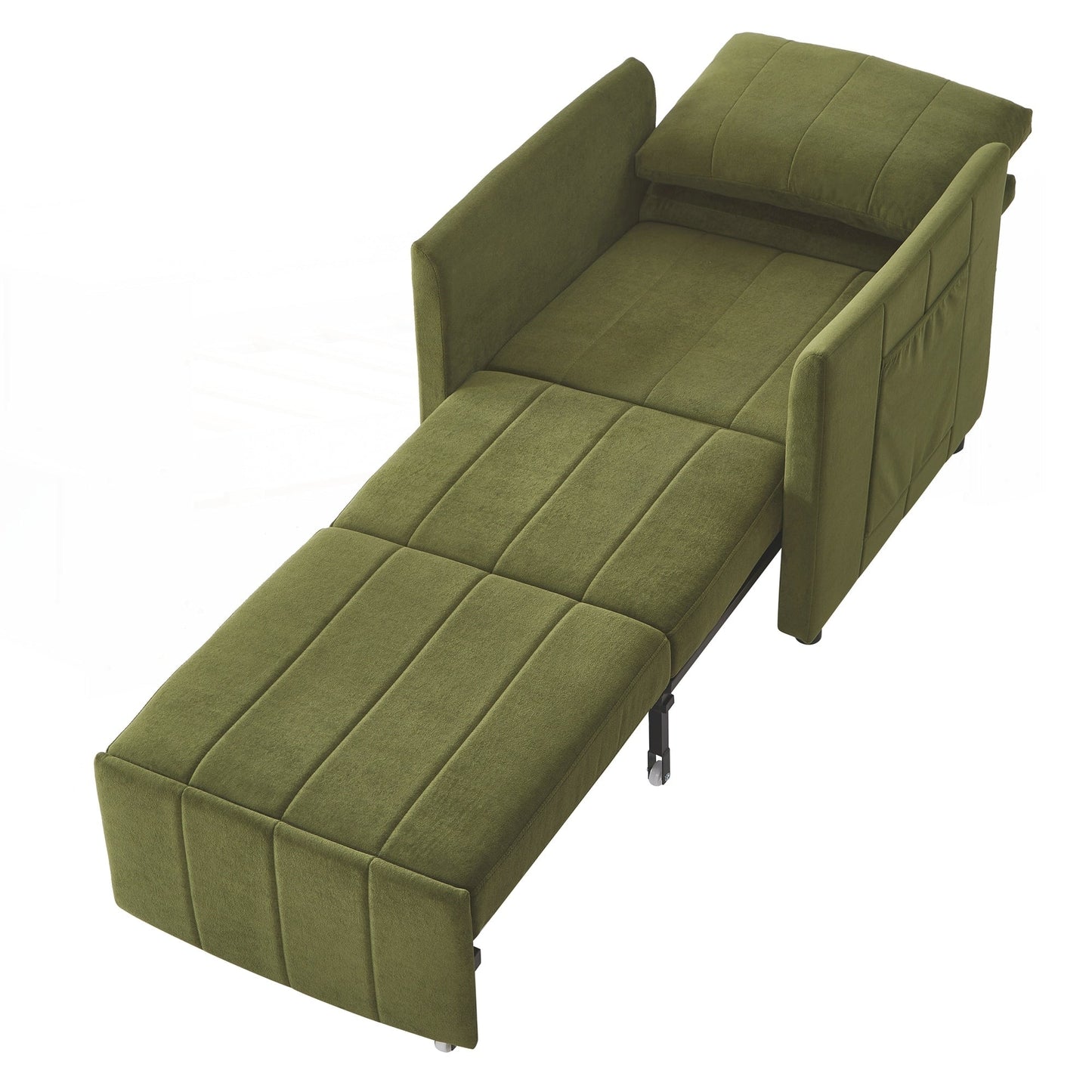 Divano letto imbottito trasformabile