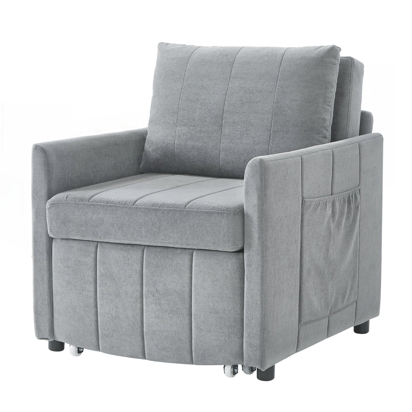 Divano letto imbottito trasformabile