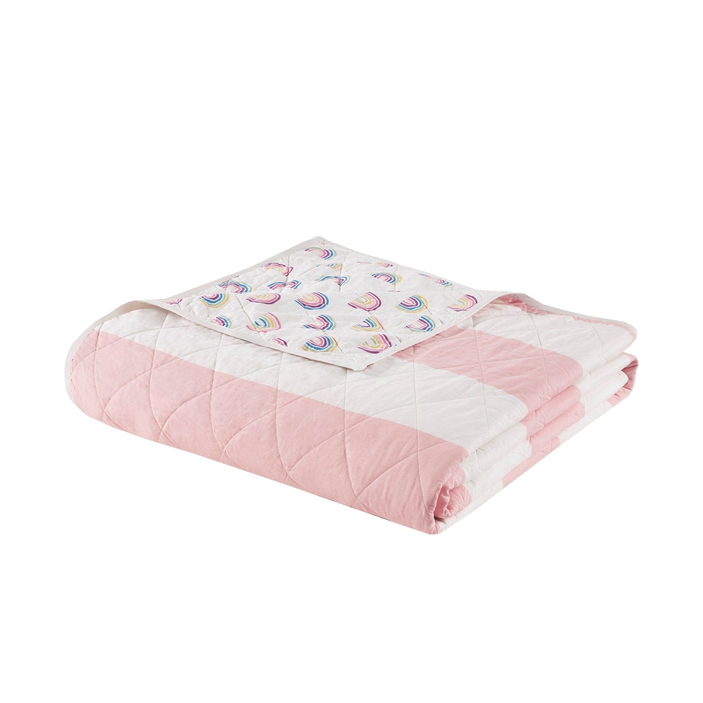 Set trapunta reversibile a righe Dakota Cotton Cabana di Urban Habitat Kids