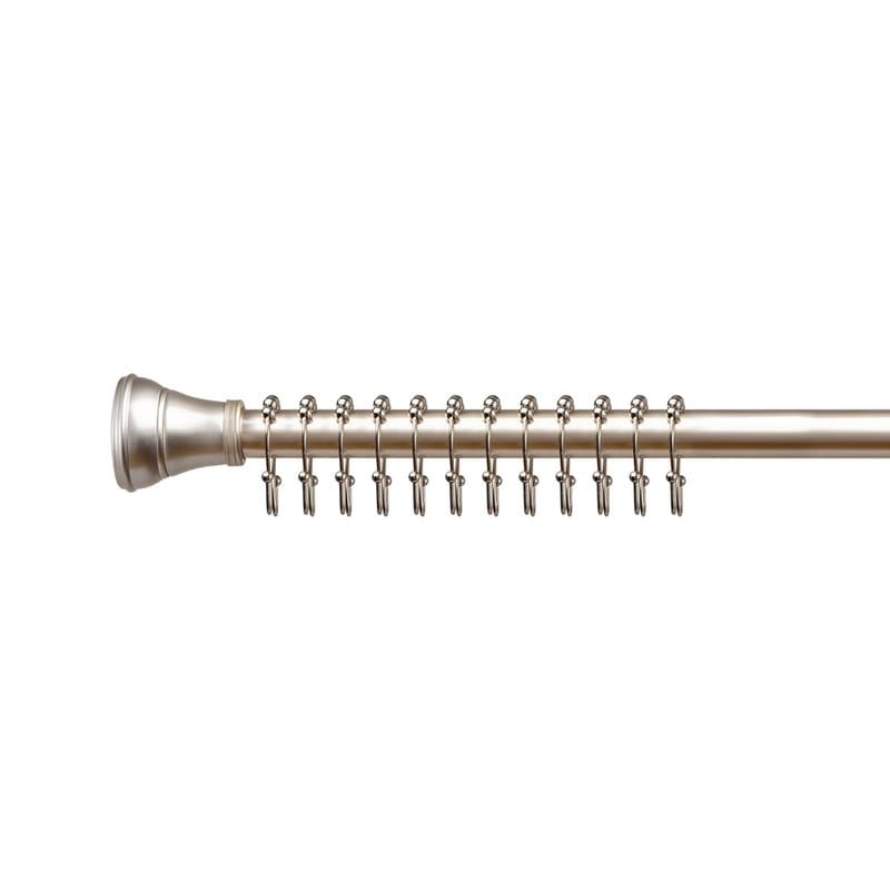 Ganci per tenda da doccia con doppio rullo a sfera in acciaio inox Utopia Alley, set da 12