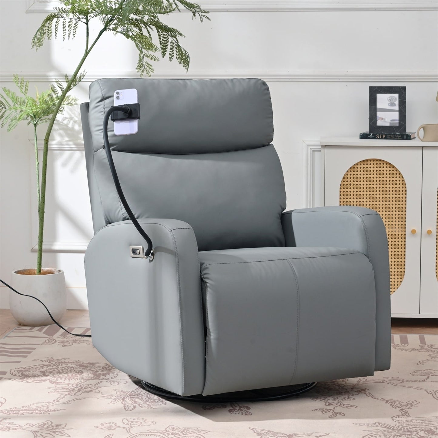 Poltrona reclinabile elettrica versatile con molteplici funzioni