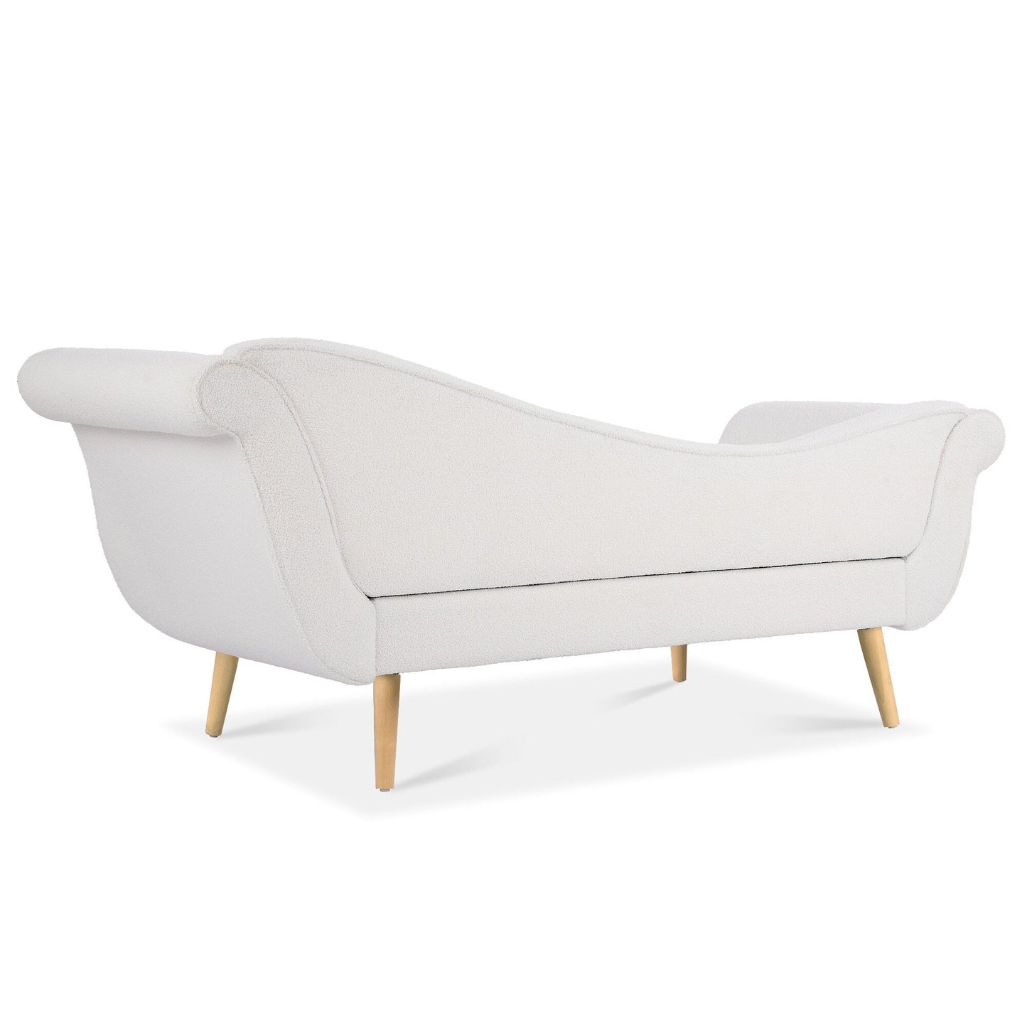 Chaise longue vintage con braccioli a spirale di Christopher Knight Home
