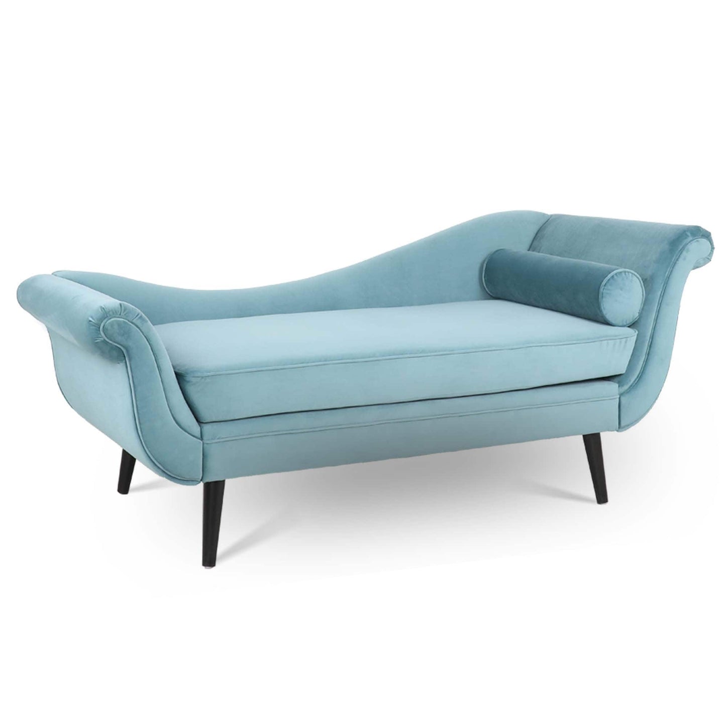 Chaise longue vintage con braccioli a spirale di Christopher Knight Home
