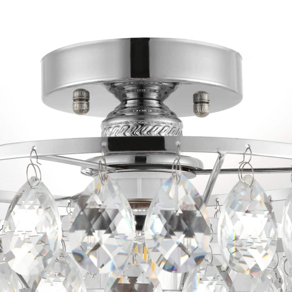 WINGBO Piccola plafoniera in cristallo da soffitto Mini semi-incasso... - N/A