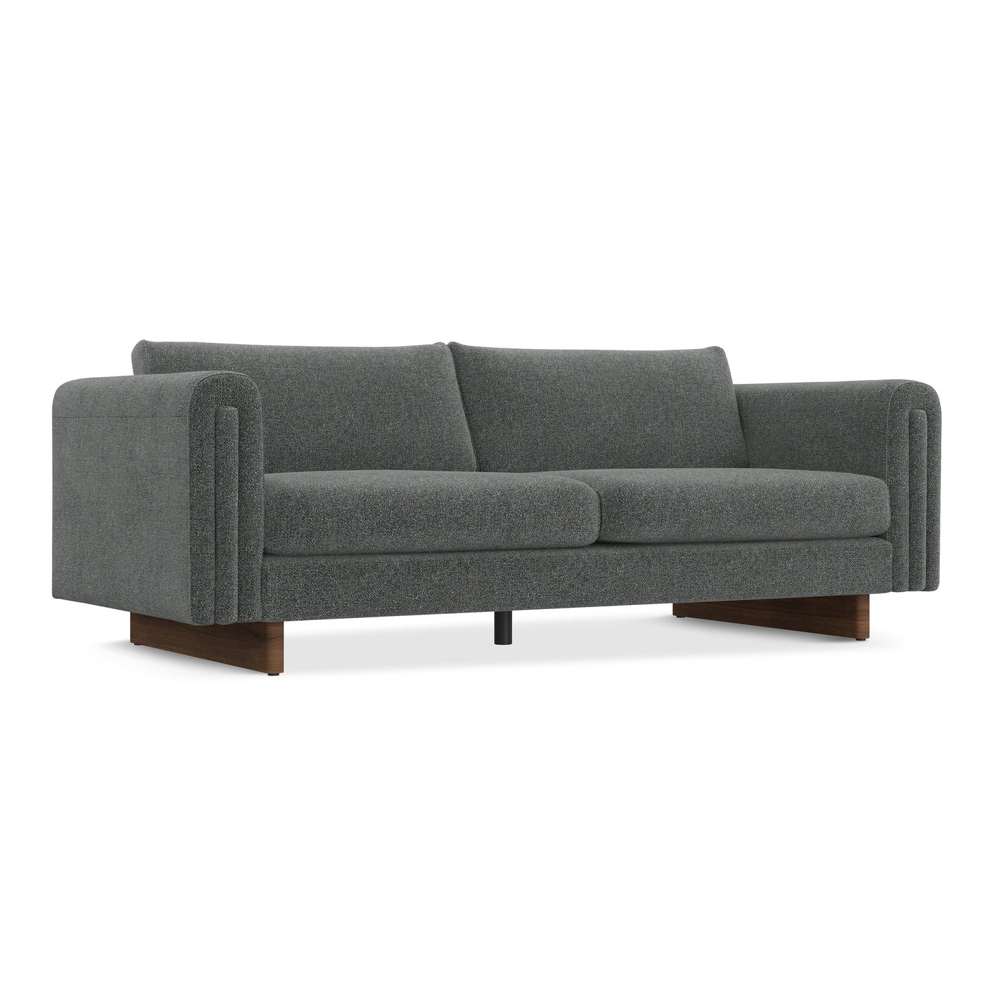 Divano contemporaneo WYNDENHALL Drayton 84 in tessuto tecnico a trama fitta - 84 L x 38 P x 30 A,