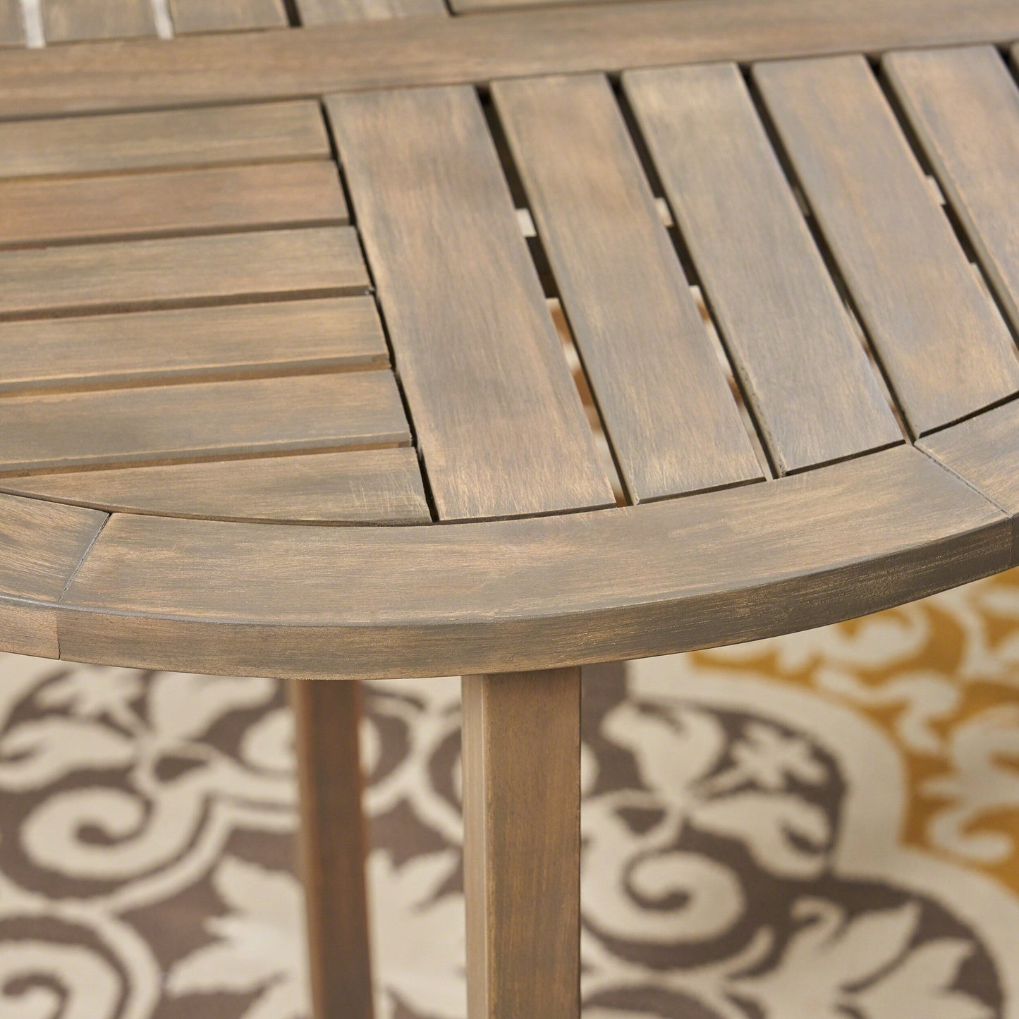 Set da bistrot Waverley da esterno a 2 posti in legno di acacia di Christopher Knight Home