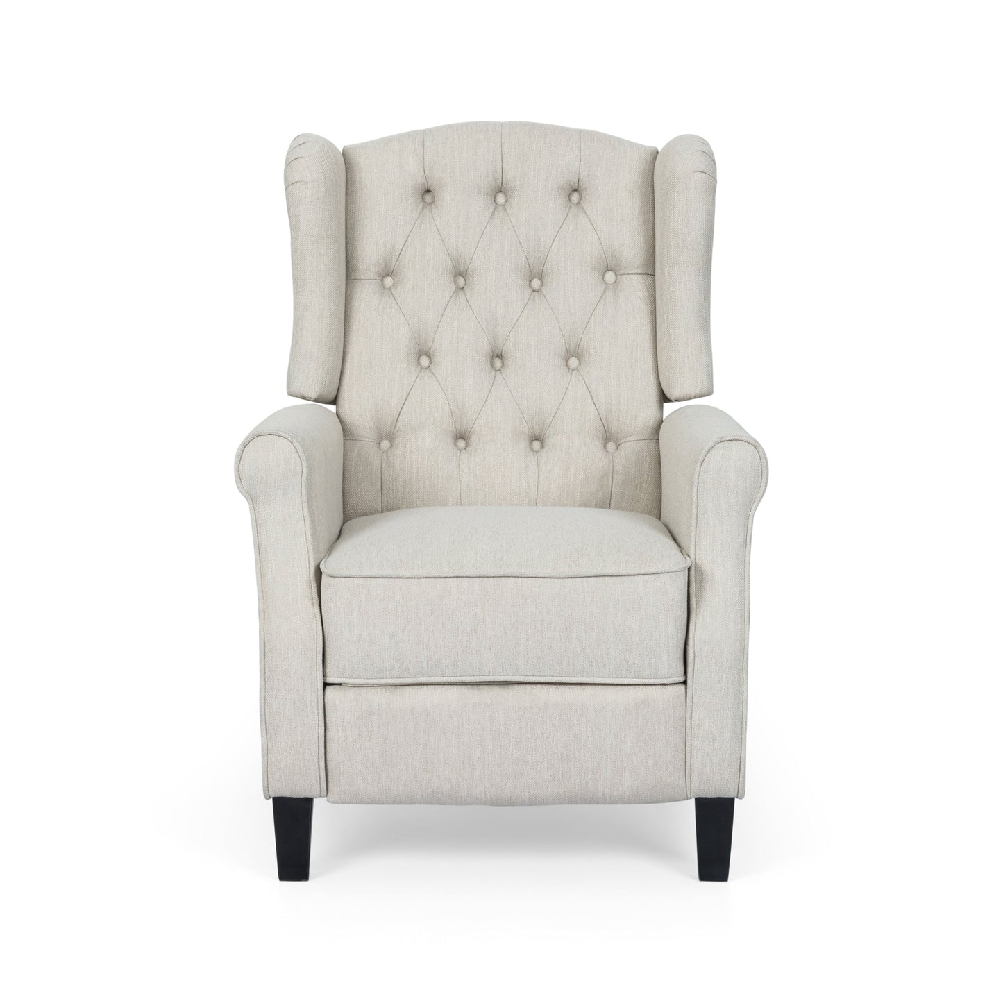 Poltrona reclinabile con schienale reclinabile in tessuto trapuntato Wellscross Contemporary di Christopher Knight Home