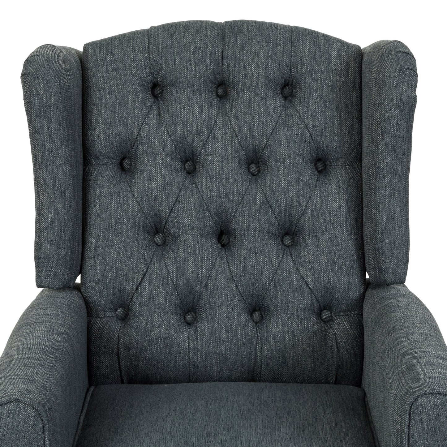 Poltrona reclinabile con schienale reclinabile in tessuto trapuntato Wellscross Contemporary di Christopher Knight Home
