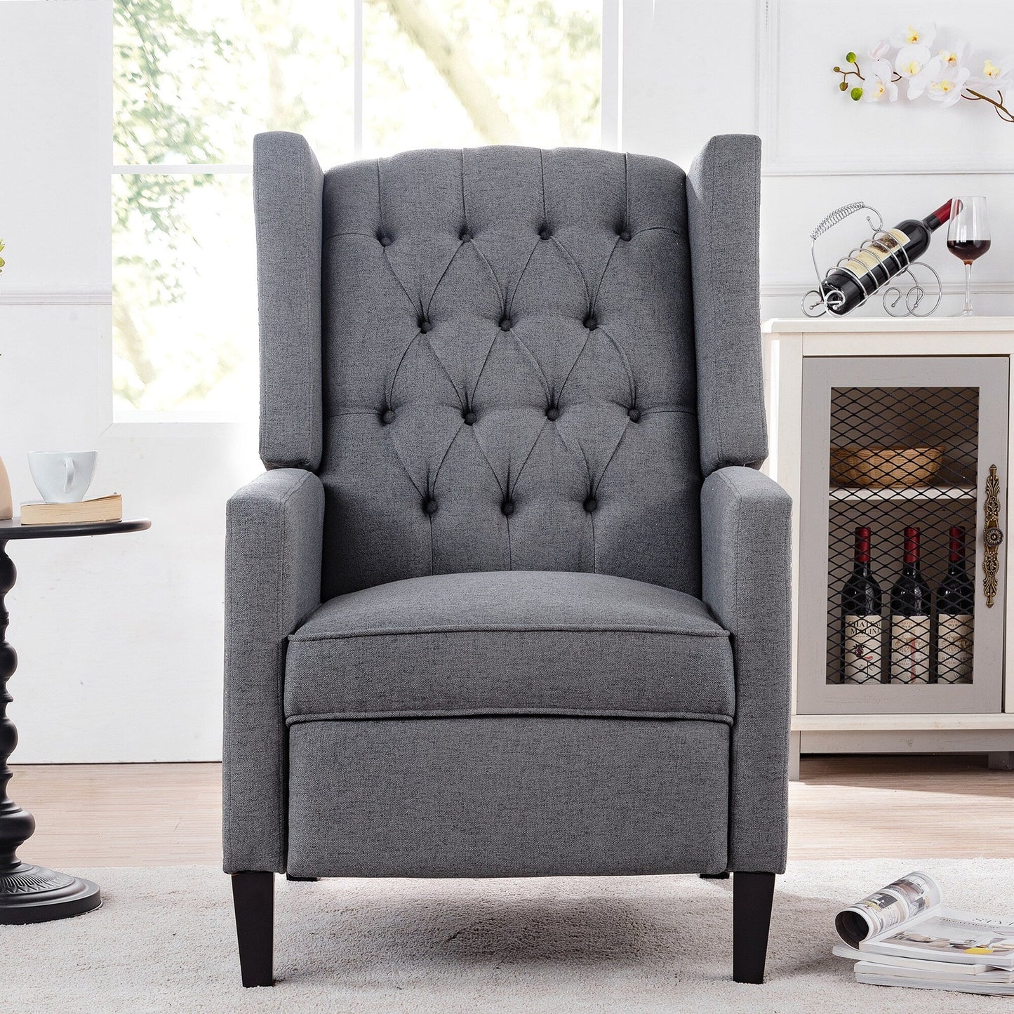 Poltrona reclinabile manuale larga - 34,45 x 27,16 x 40,55