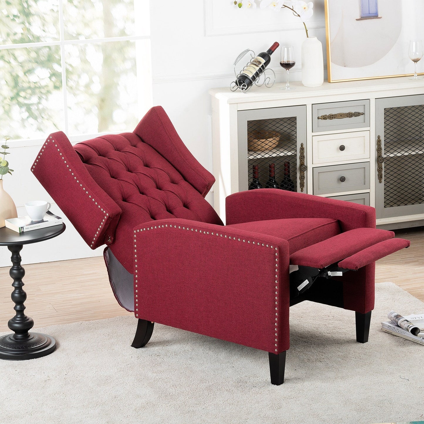 Poltrona reclinabile manuale larga - 34,45 x 27,16 x 40,55