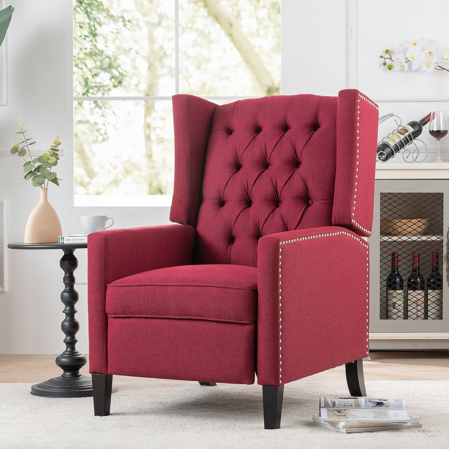 Poltrona reclinabile manuale larga - 34,45 x 27,16 x 40,55
