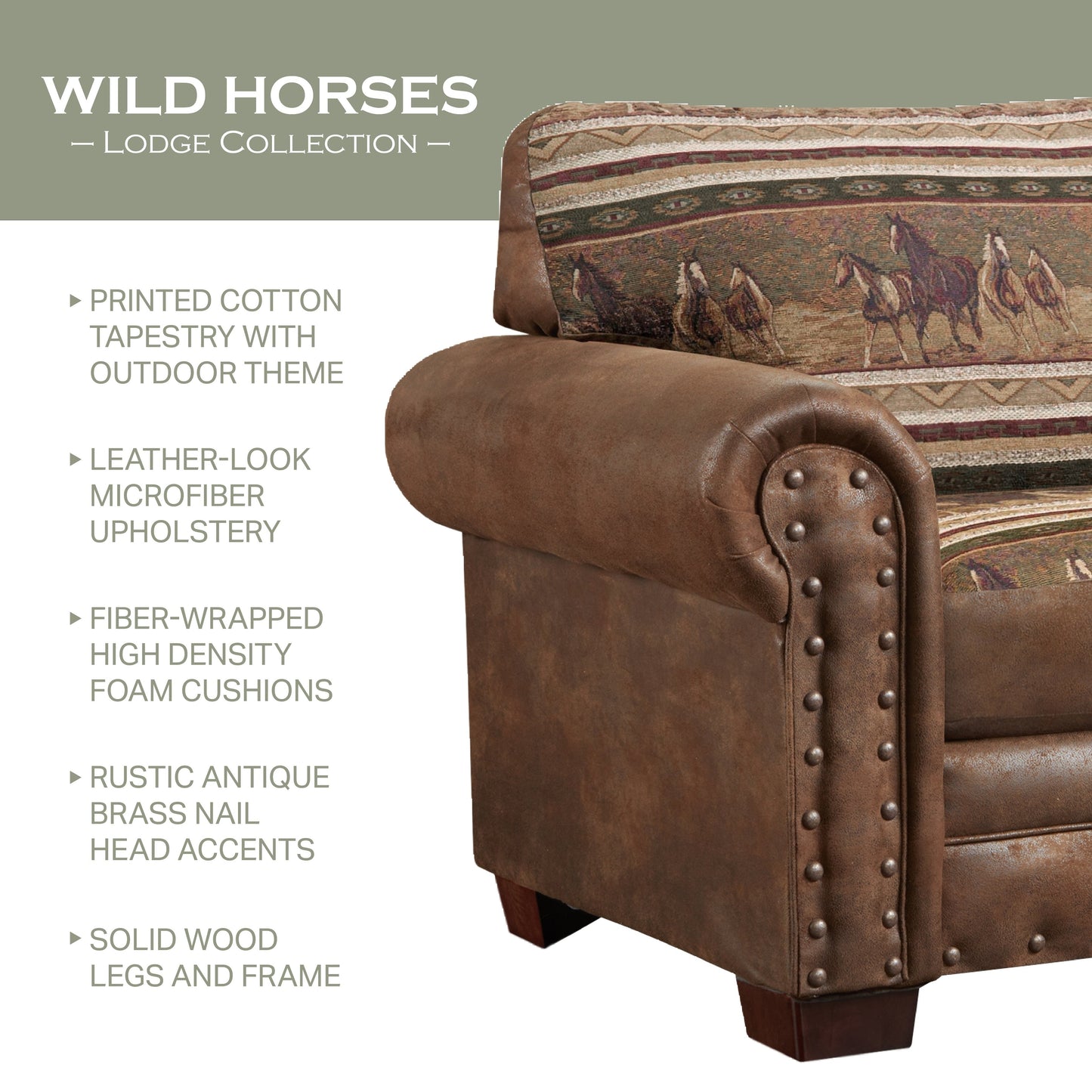 Divano letto Wild Horses Lodge
