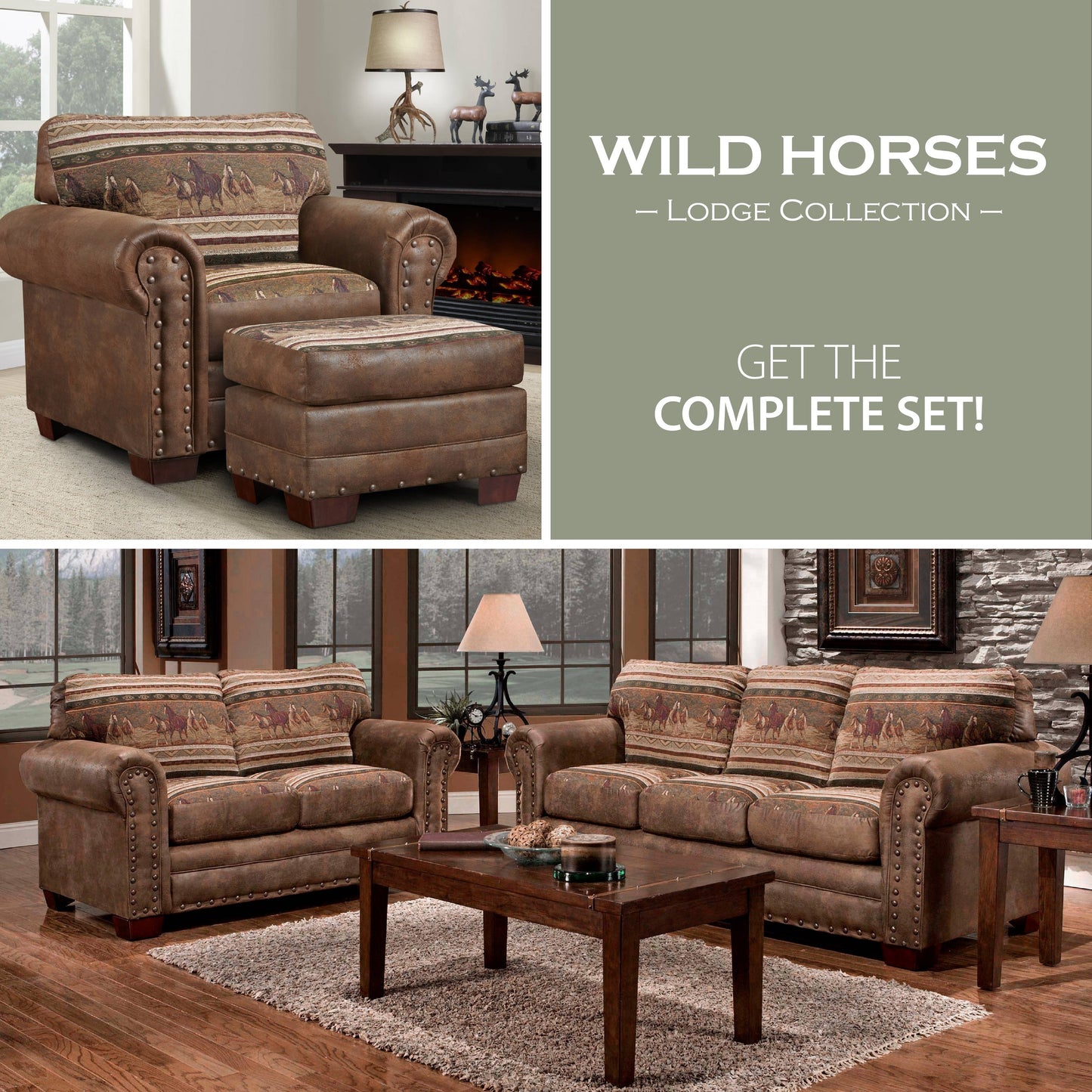 Divano letto Wild Horses Lodge