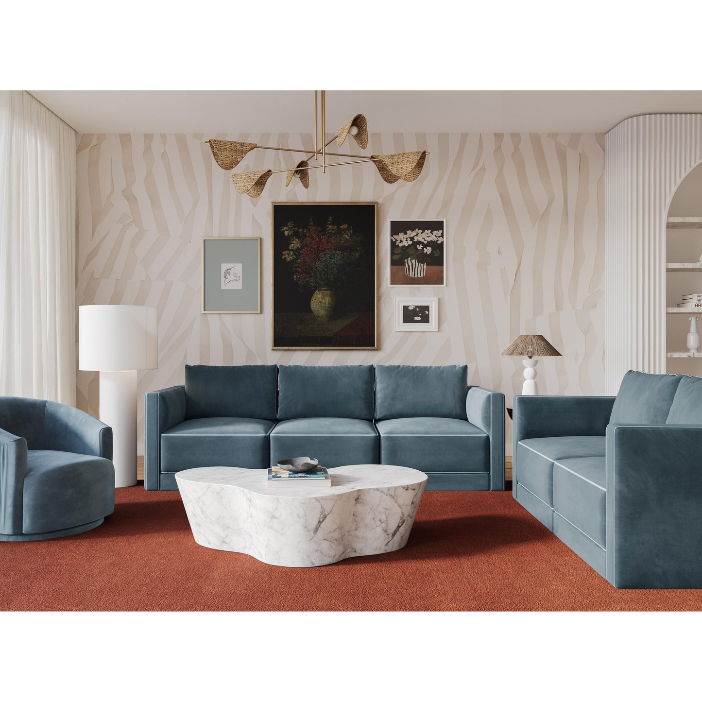 Divano modulare Willow a 3 pezzi