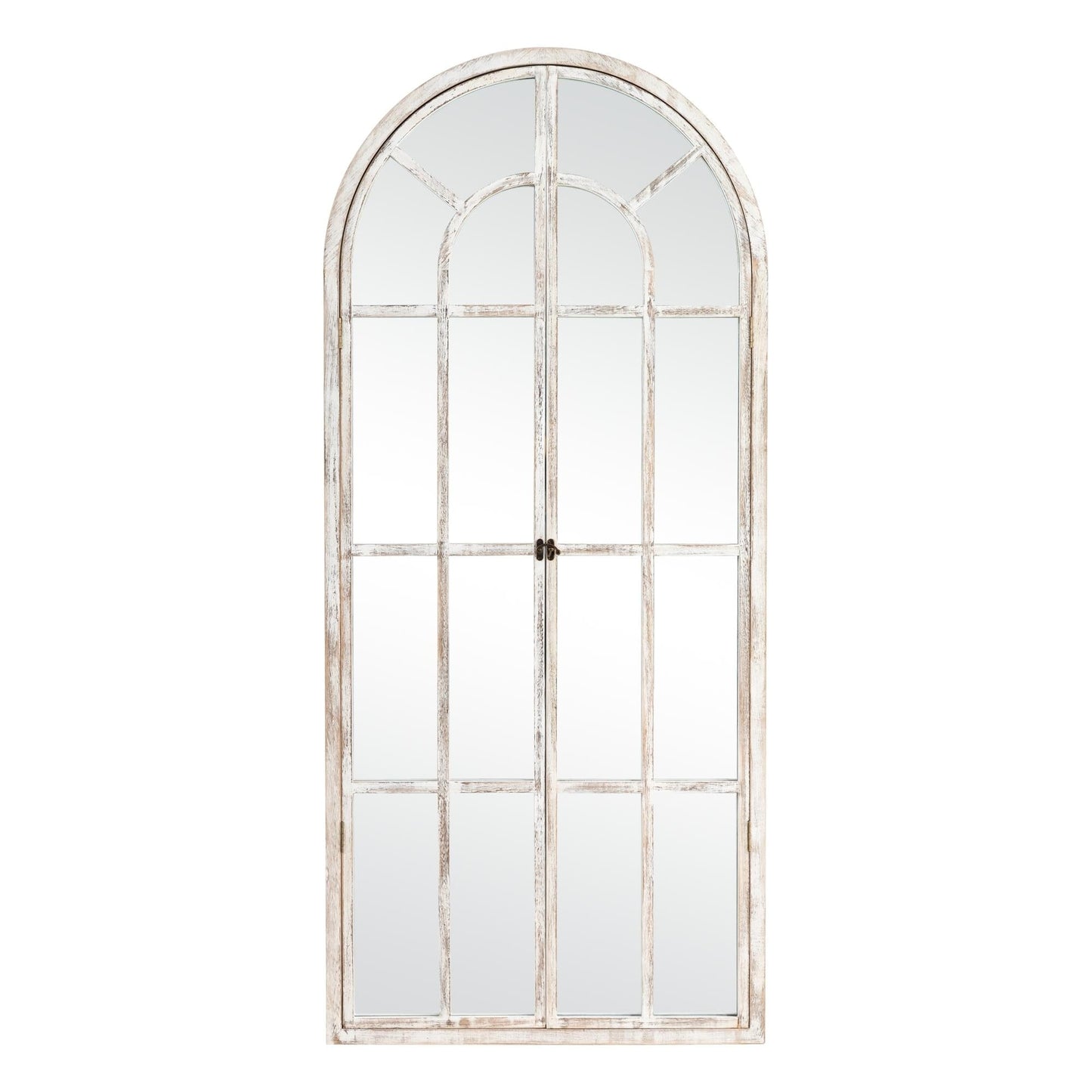 Specchio per finestra in legno ad arco 71'' L*31'' W