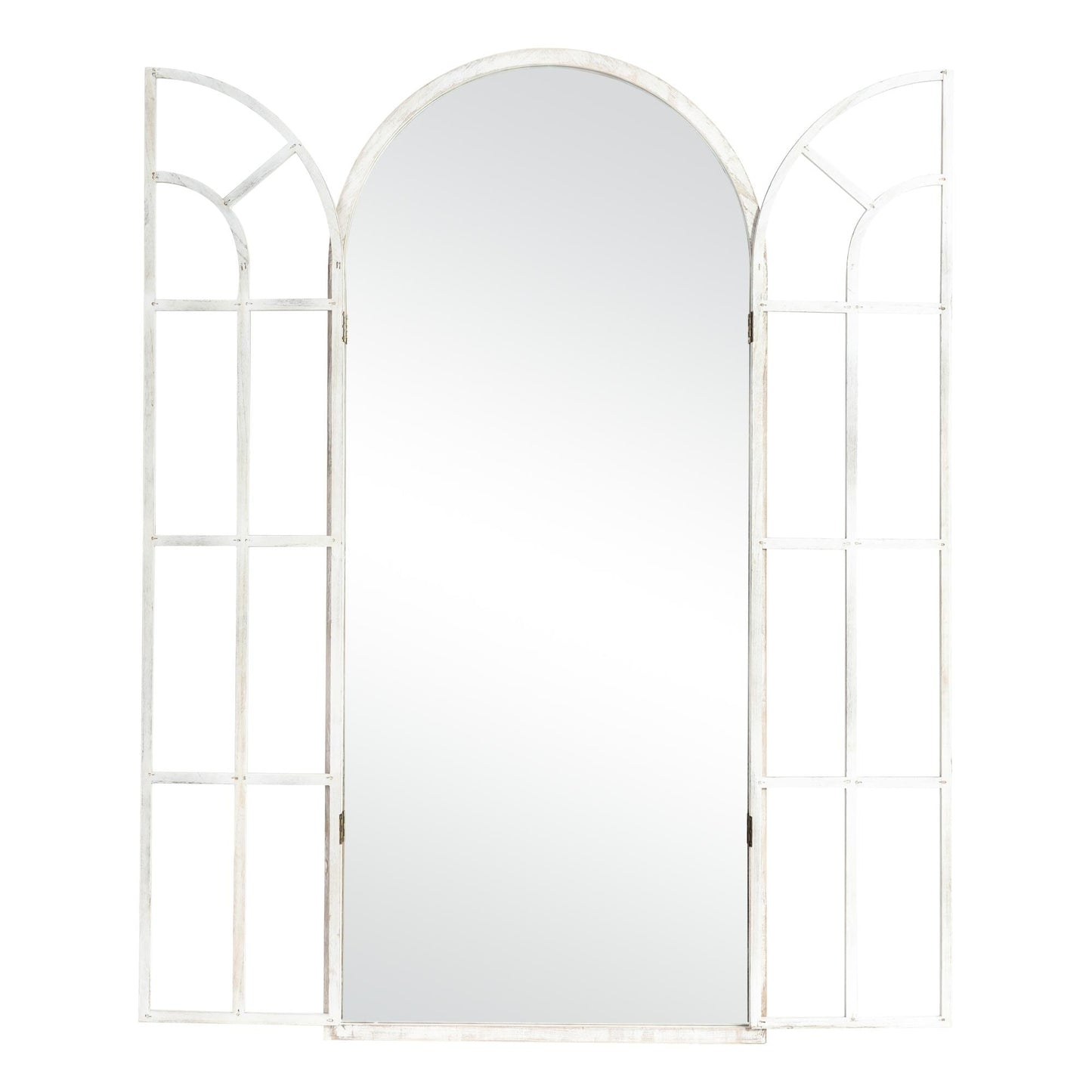 Specchio per finestra in legno ad arco 71'' L*31'' W