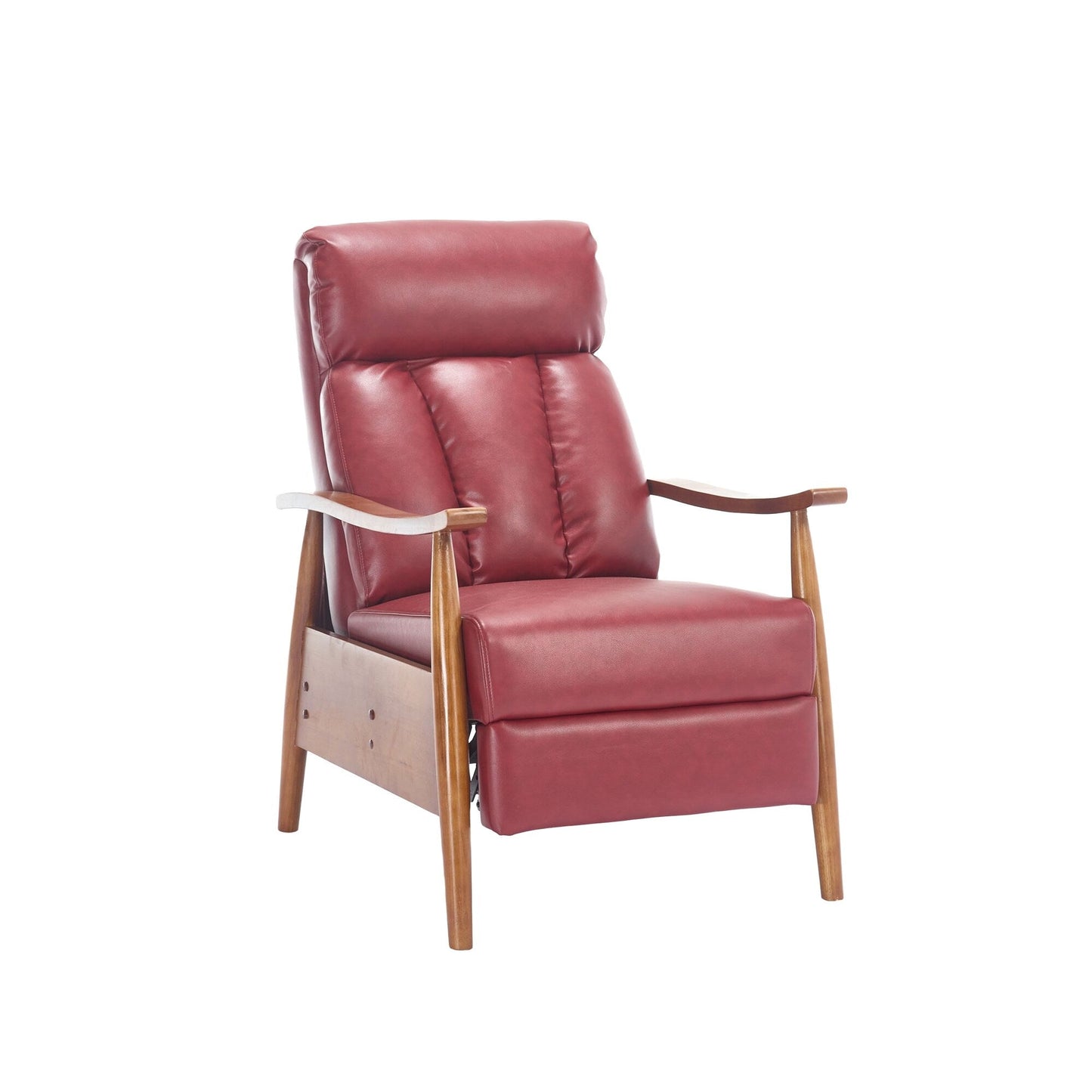Poltrona chaise longue regolabile rosso vino 26.38
