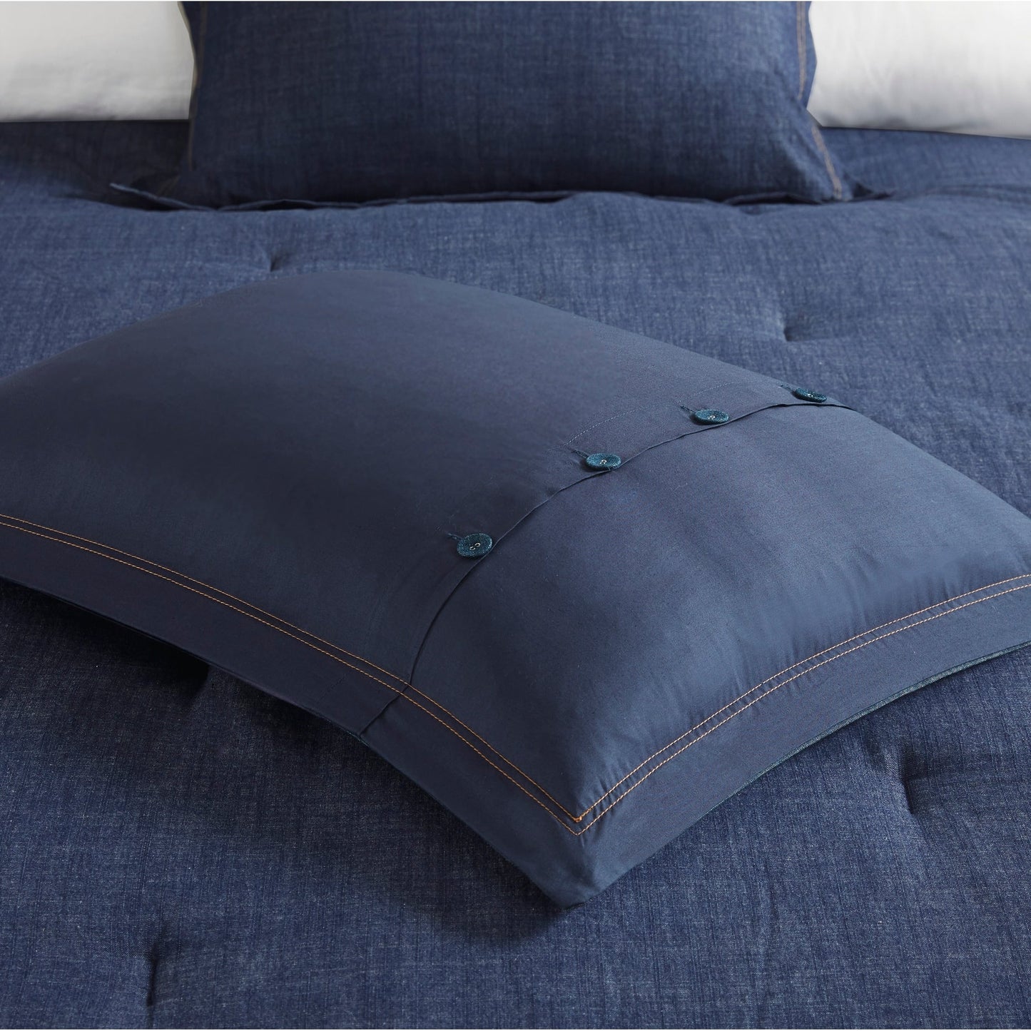 Set di piumoni in denim oversize e imbottito Woolrich Perry Blue
