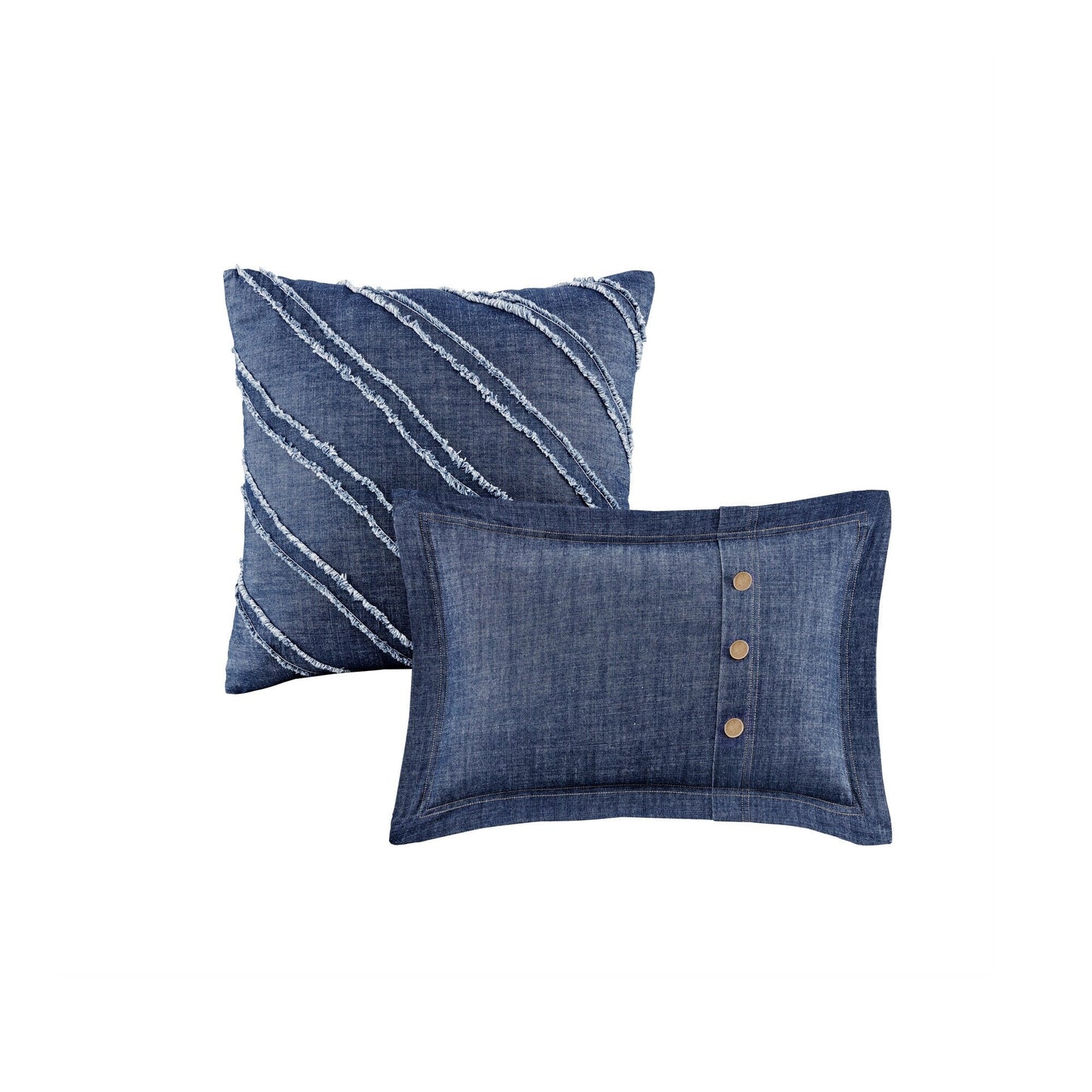 Set di piumoni in denim oversize e imbottito Woolrich Perry Blue