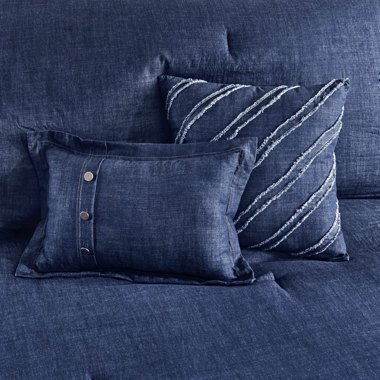 Set di piumoni in denim oversize e imbottito Woolrich Perry Blue