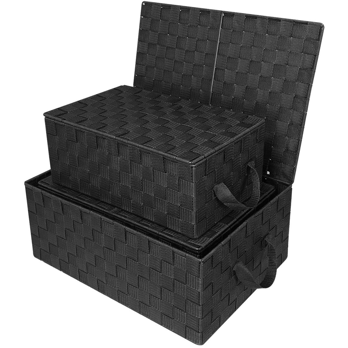Set di cestini portaoggetti intrecciati - N/D